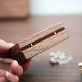 Wooden Ring Box - Clear Lid - S02
