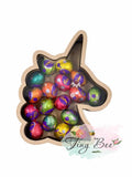 Easter Eggs Drop Box/Money Box (Unicorn)
