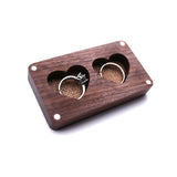 Wooden Ring Box - Clear Lid - S01
