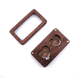 Wooden Ring Box - Clear Lid - S01