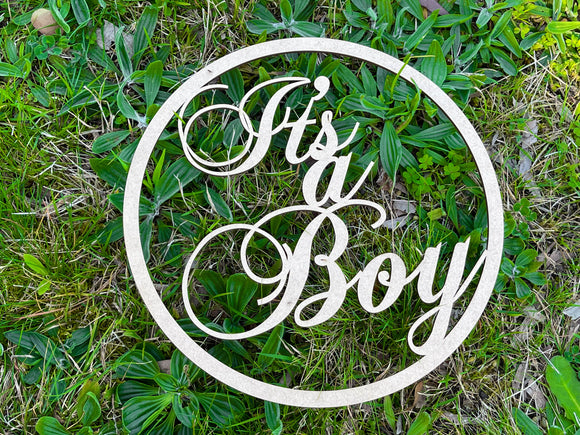 ITS A BOY / ITS A GIRL / OH BABY / ALOHA BABY / ALOHA BABIES Hoop Decoration