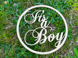 ITS A BOY / ITS A GIRL / OH BABY / ALOHA BABY / ALOHA BABIES Hoop Decoration