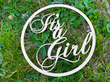 ITS A BOY / ITS A GIRL / OH BABY / ALOHA BABY / ALOHA BABIES Hoop Decoration