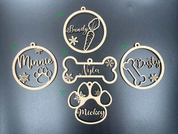 Personalised Pet Ornament