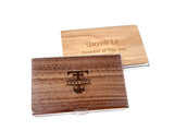 Personalised Wooden Business Cards Holder