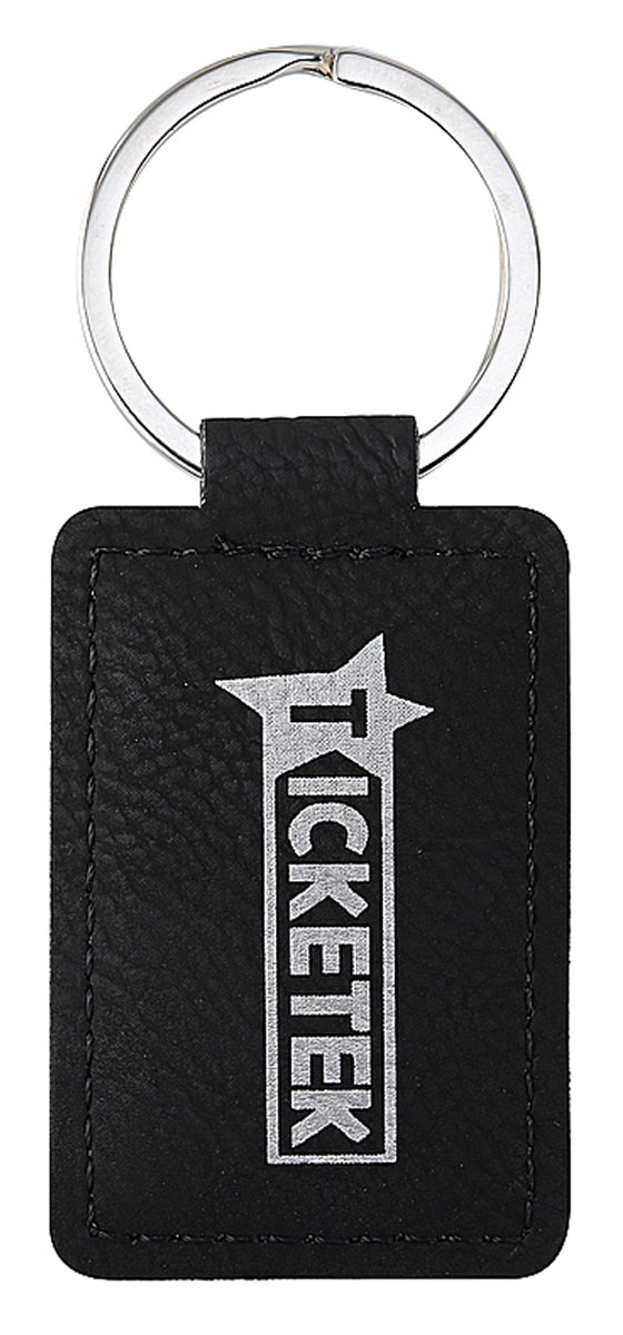 Personalised Leatherette Keychain (Rectangle) - LE117