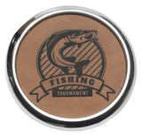 Personalised Leatherette Coaster Set - Round – LC201