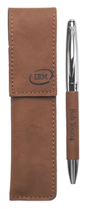 Personalised Leatherette Pen Gift Set – Single