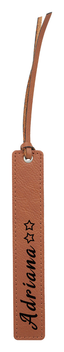 Personalised Leatherette Bookmark