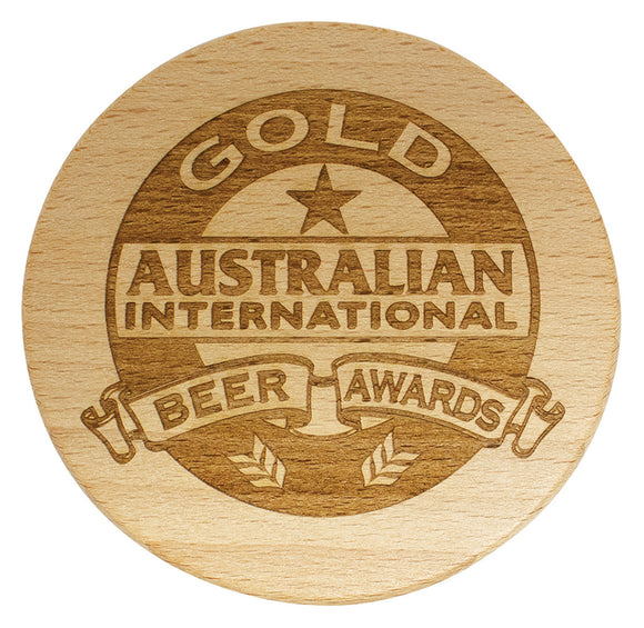 Personalised Timber Coaster - Circle – TCC02