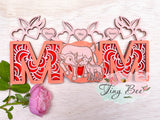 Personalised Layered Mom Sign