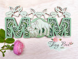 Personalised Layered Mom Sign