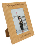 Personalised Wood Photo Frame with Easel 190 x 240mm