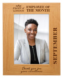 Personalised Wood Photo Frame with Easel 190 x 240mm