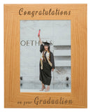 Personalised Wood Photo Frame with Easel 190 x 240mm