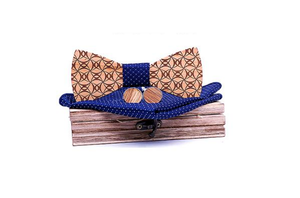 Wooden Bow Tie Set - BTS22-C2