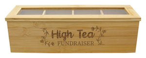 Personalised Bamboo Tea Box